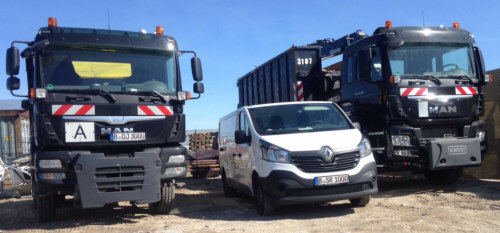 Fuhrpark PerfektSauber24 Containerdienst Berlin